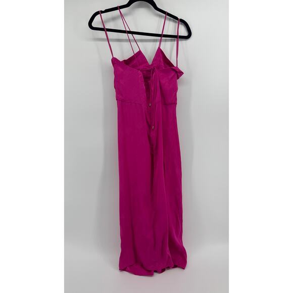 Rebecca Vallance Theresa Center Ruched Jacquard Midi Dress Size 6 US NWT Party - Picture 5 of 8